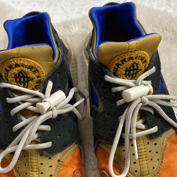 Nike Air Hurache ACG Campfire Orange Blue Gold Size Women’s US 8.5 EU 40 - Picture 12 of 15